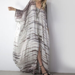 Moroccan Kaftan Dress 140 - Trendy Bohemian Chic Embroidered Style