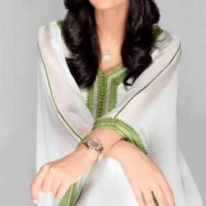 Moroccan Embroidered Kaftan Dress for Bohemian Chic Look