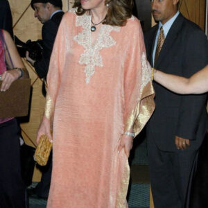 Moroccan Embroidered Kaftan Dress - Bohemian Chic Statement Piece