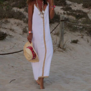 Moroccan Kaftan Inspired Silky Beach Cover Up