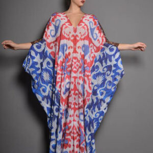 Exquisite Moroccan Kaftan Dress with Intricate Embroidery