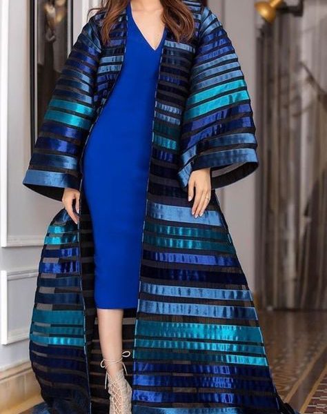 Moroccan Embroidered Kaftan Dress – Bohemian Chic Style