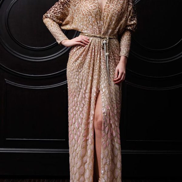 Moroccan Embroidered Kaftan Dress | Bohemian Chic Statement