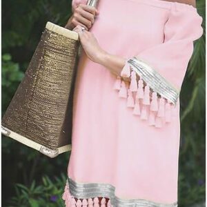 Vacation Maxi Moroccan Beach Cover Up - Chic and Elegant Oversized Kaftan-inspired Style