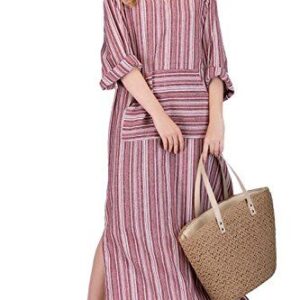 Exquisite Moroccan Caftan: Embroidered Bohemian Chic Dress