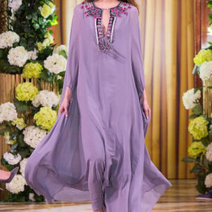 Bohemian Embroidered Moroccan Kaftan Dress 058 for Casual Style