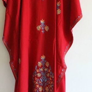 Bohemian Chic Moroccan Kaftan Dress - Embroidered Pattern & Stylish Design