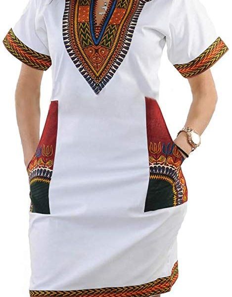 Moroccan Embroidered Kaftan Dress - Elegant Bohemian Style