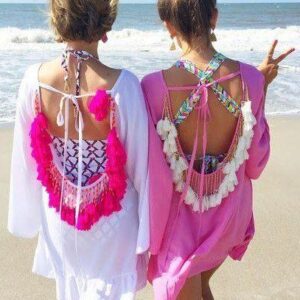 Beach Cover Up 017 | Moroccan-Inspired Kaftan for Beach Days