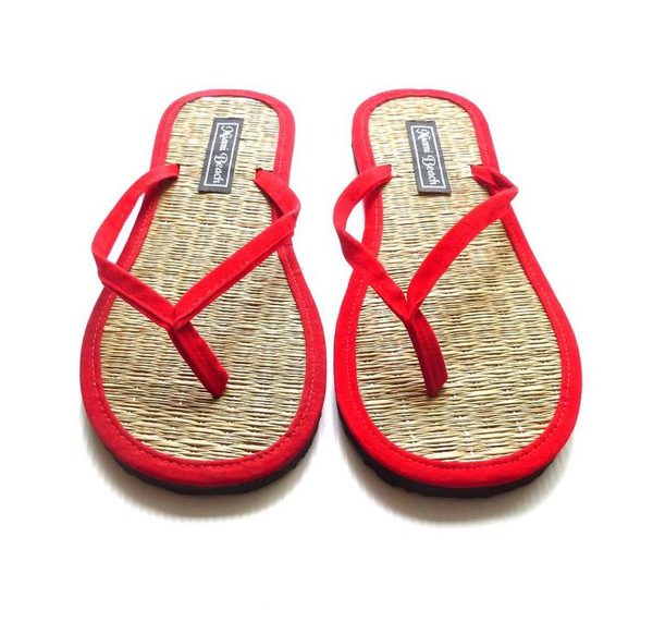 Straw Bohemian Sandals - Lightweight and Stylish Summer Footwear.