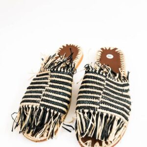 Trendy Eco-Friendly Straw Sandals - Boho Chic Comfort