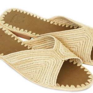 Chic Natural Material Straw Sandals - Sustainable Style