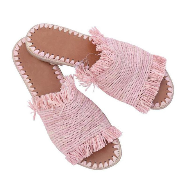 Eco-Friendly Premium Straw Sandals - Sustainable Chic Choice