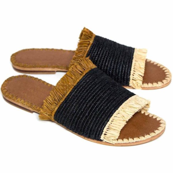 Chic Straw Sandals for Stylish Summer Wear