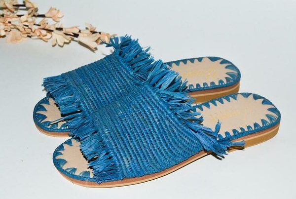 Straw Sandals - Trendy and Comfortable Footwear for Casual Outings or Beach Days