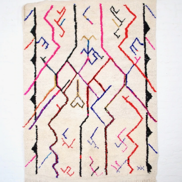 Berber Wool Rug | Tribal Artistry | Custom | Vintage Touch