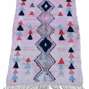 Colorful Moroccan Berber Wool Rug - Handwoven Artistry