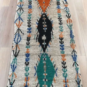 Vintage Moroccan Tribal Handwoven Wool Berber Rug