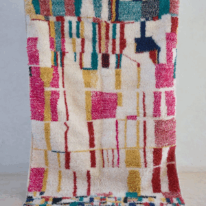 Authentic Moroccan Wool Berber Rug - Tribal Artistry & Quality