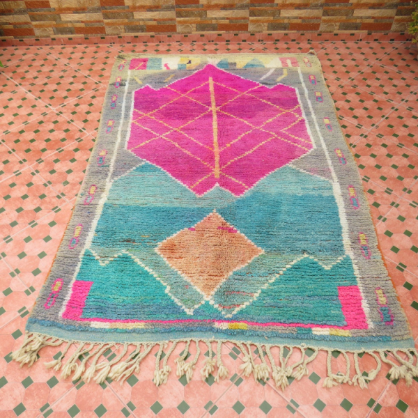 Handwoven Moroccan Berber Rug - Bespoke Elegance