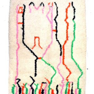 Azilal Berber Wool Rug - Vibrant Tribal Artistry & Premium Quality