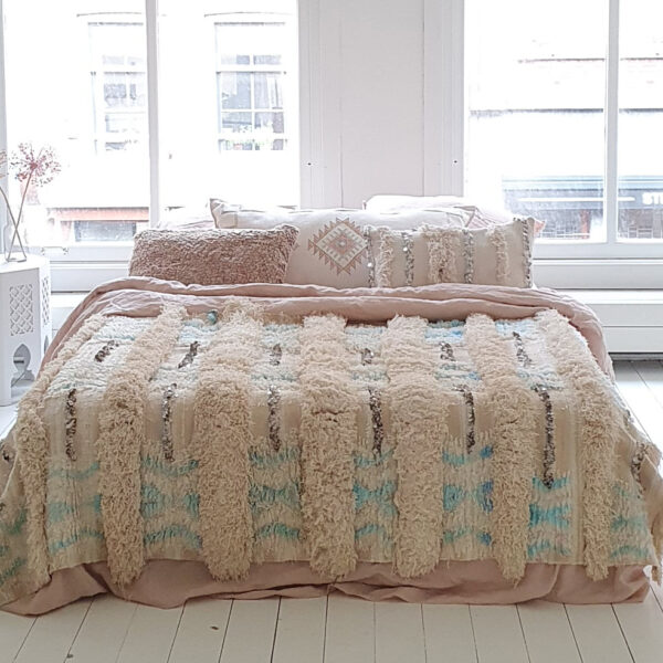 Moroccan Wedding Blanket - Premium Handcrafted Wool