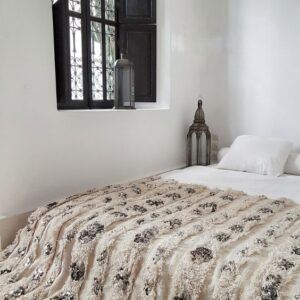Moroccan Wedding Blanket | Handcrafted Wool Blanket