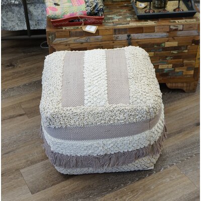 Handmade Moroccan Carpet Pouf - Chic and Cozy Seating Option