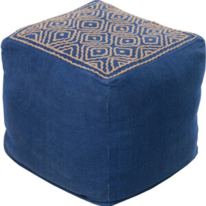 Handcrafted Moroccan Carpet Poufs | Soft Wool & Cotton Blend