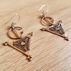 Moroccan Tuareg Berber Geometric Earrings