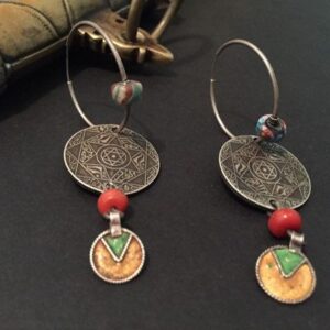 Moroccan Tuareg Berber Handmade Geometric Earrings