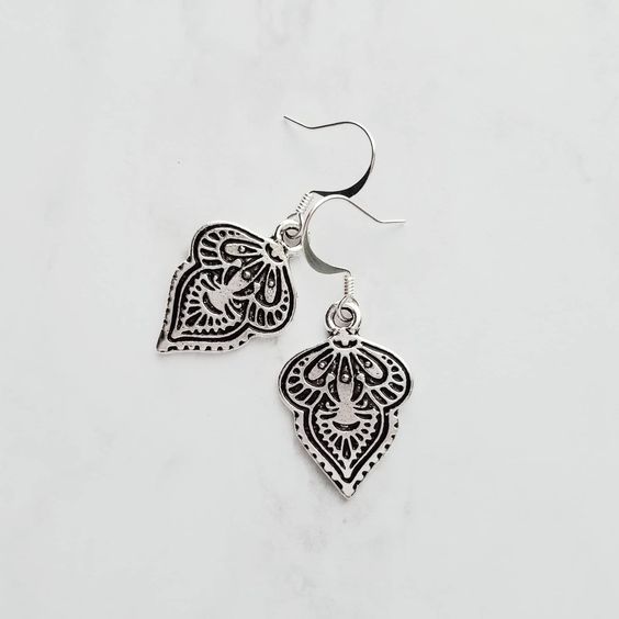 Moroccan Berber Handcrafted Geometric Earrings - Timeless Style