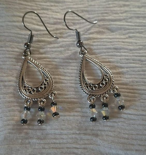 Handcrafted Moroccan Tuareg Berber Earrings for Ethnic Elegance