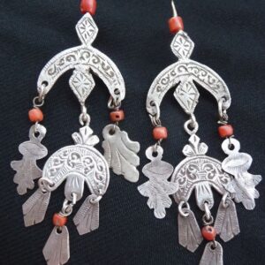 Handcrafted Tuareg-inspired Moroccan Earrings - Ethnic Charm & Modern Style