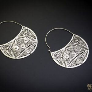 Moroccan Tuareg Berber Handcrafted Geometric Design Earrings