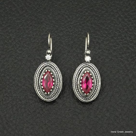 Moroccan Tuareg Berber Handcrafted Geometric Earrings