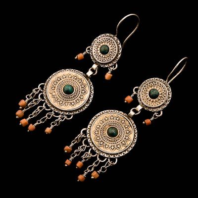 Tuareg Berber Earrings | Handcrafted Moroccan Geometric Design