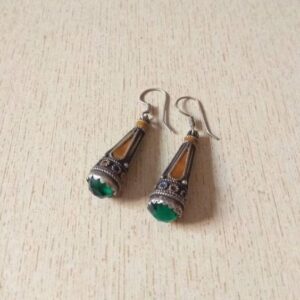Moroccan Geometric Tuareg Berber Artisan Earrings