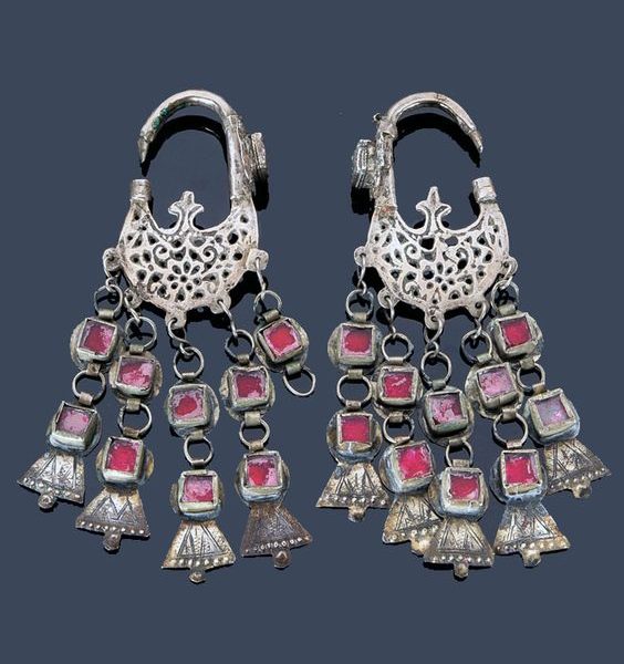 Berber Geometric Earrings | Moroccan Artistry & Elegance