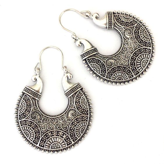 Moroccan Handmade Geometric Earrings for Cultural Elegance