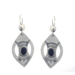 Moroccan Tuareg Berber Handcrafted Earrings - Cultural Heritage Design