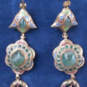 Moroccan Tuareg Berber Geometric Earrings | Handcrafted Cultural Jewelry