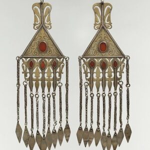 Tuareg Berber Geometric Earrings - Moroccan Inspired Craftsmanship
