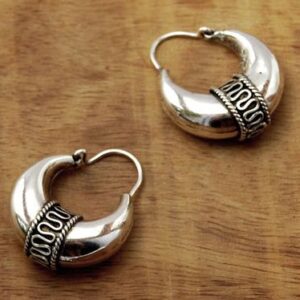 Moroccan Tuareg Berber Geometric Earrings Elegantly Handcrafted