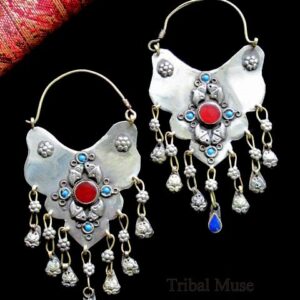 Moroccan Berber Handcrafted Earrings - Ethnic Tuareg Design