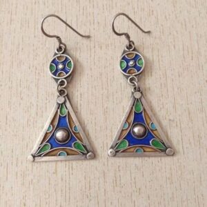 Handcrafted Moroccan Tuareg Berber Geometric Earrings