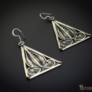 Handmade Moroccan Tuareg Berber Geometric Earrings