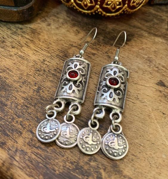 Handcrafted Tuareg Berber Geometric Moroccan Earrings