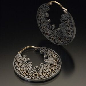 Moroccan Tuareg Berber Geometric Earrings - Handcrafted Ethnic Jewelry