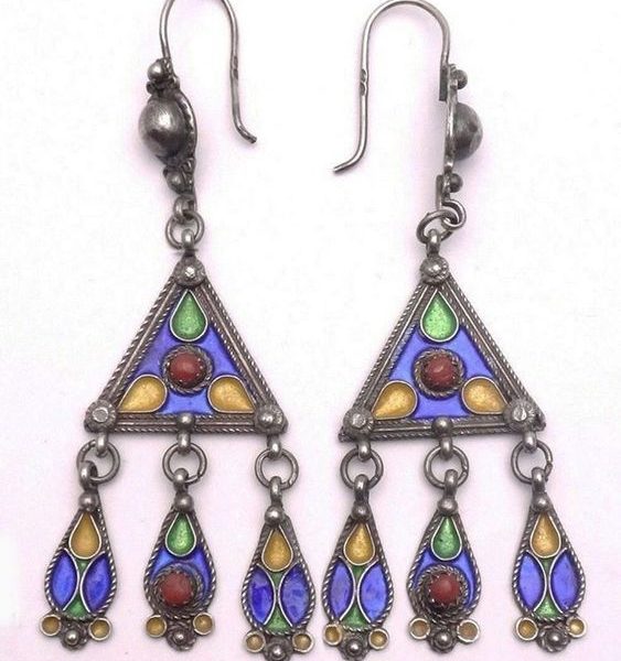 Captivating Moroccan-Inspired Geometric Earrings